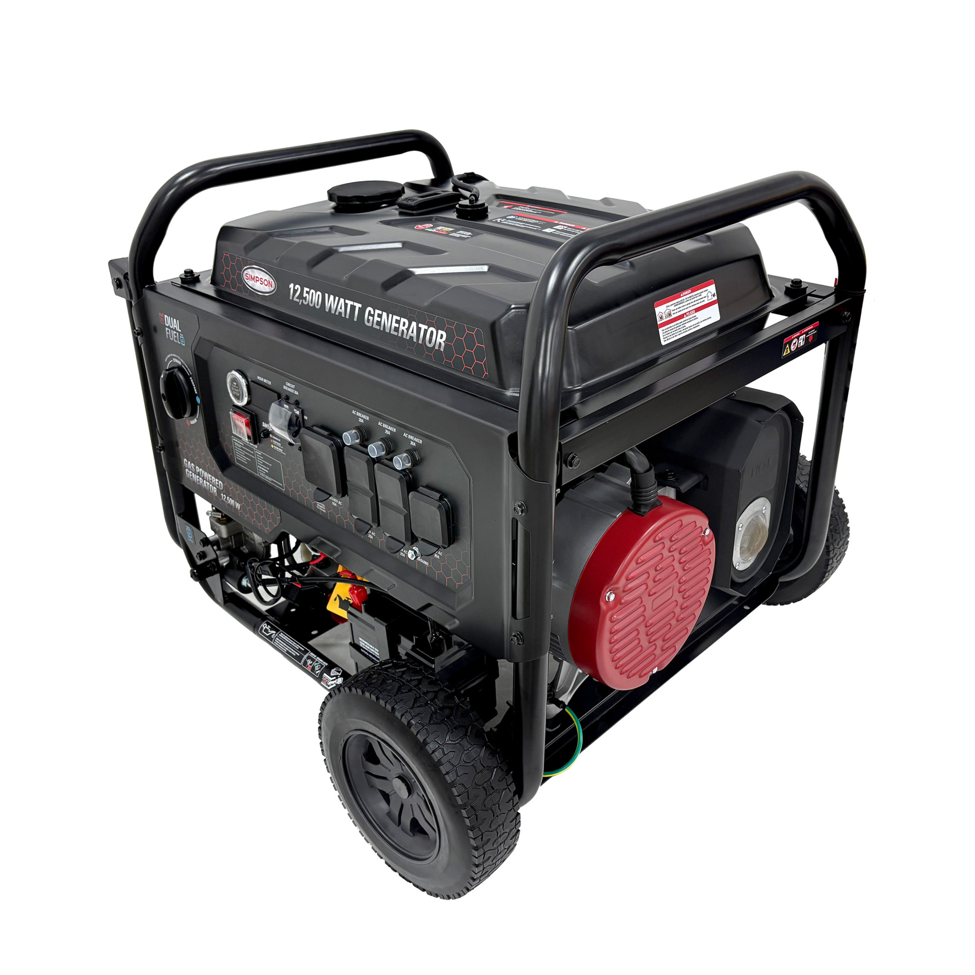Simpson Commercial Generator — 12500 Watts, 500cc, Durable, Model# SPG12500